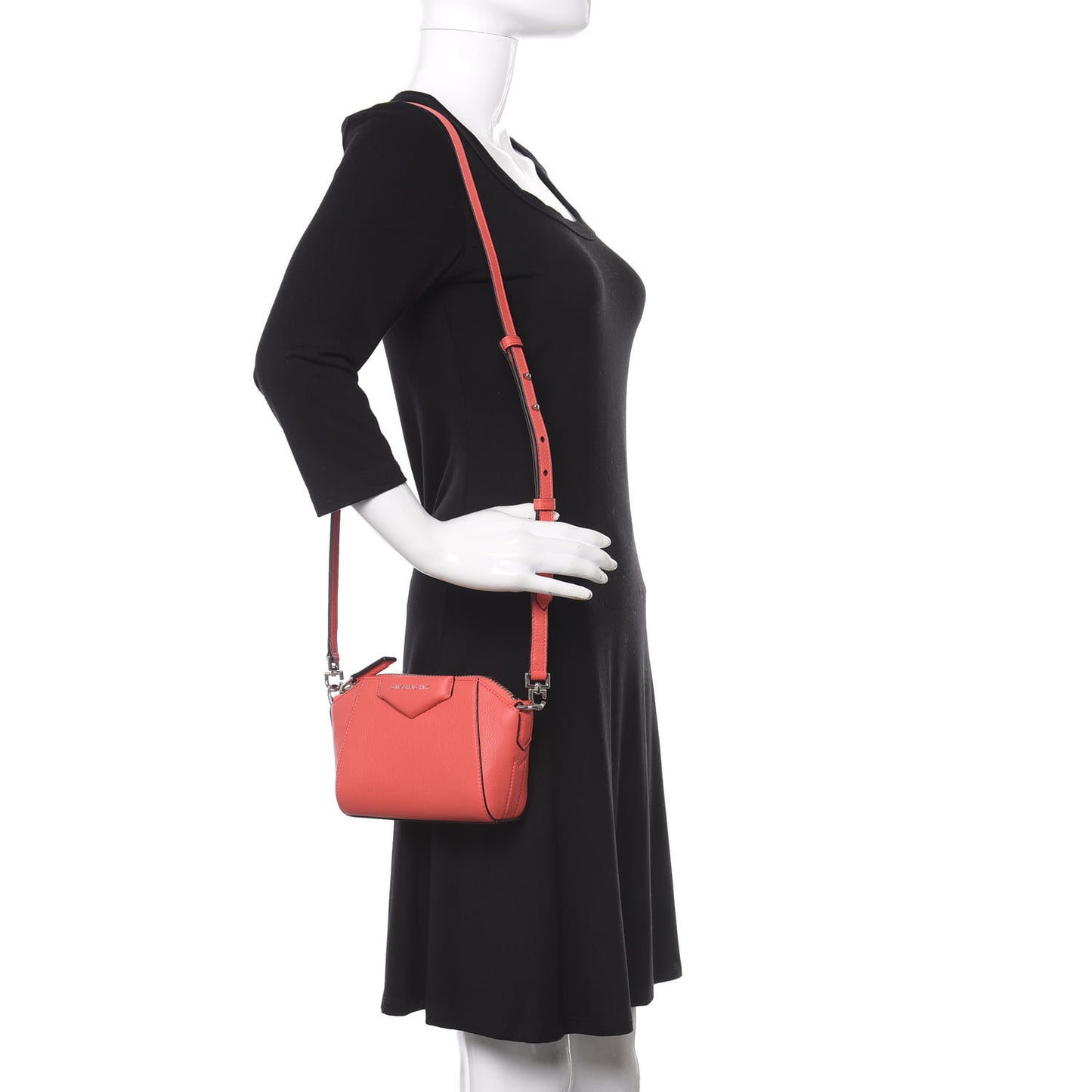 Sugar Goatskin Nano Antigona Coral