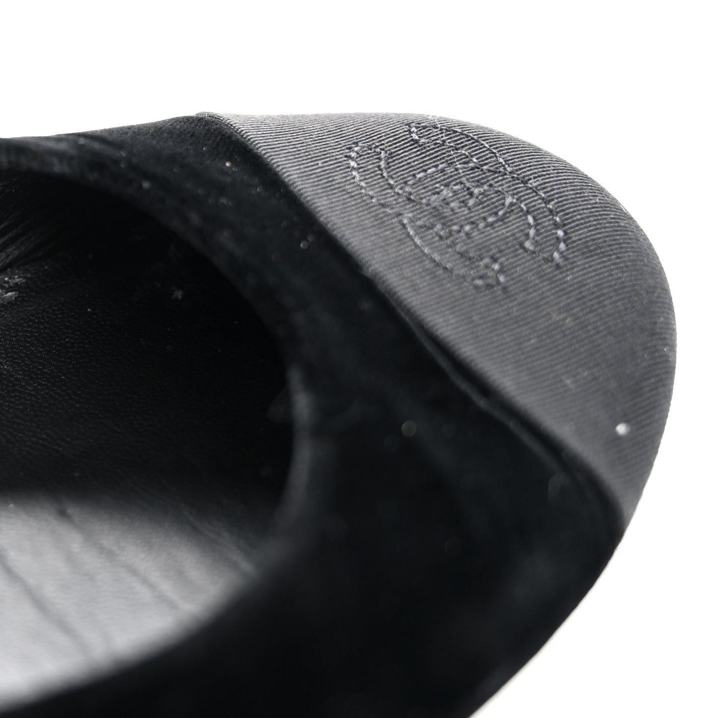 Velvet Grosgrain Mary Jane Flats 37.5 Black