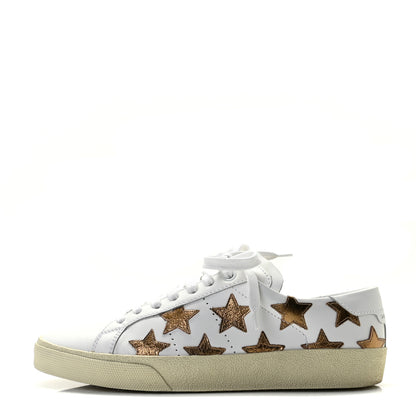 Saint Laurent Nappa Star Court Sneakers 36.5 Off White 1 of 11