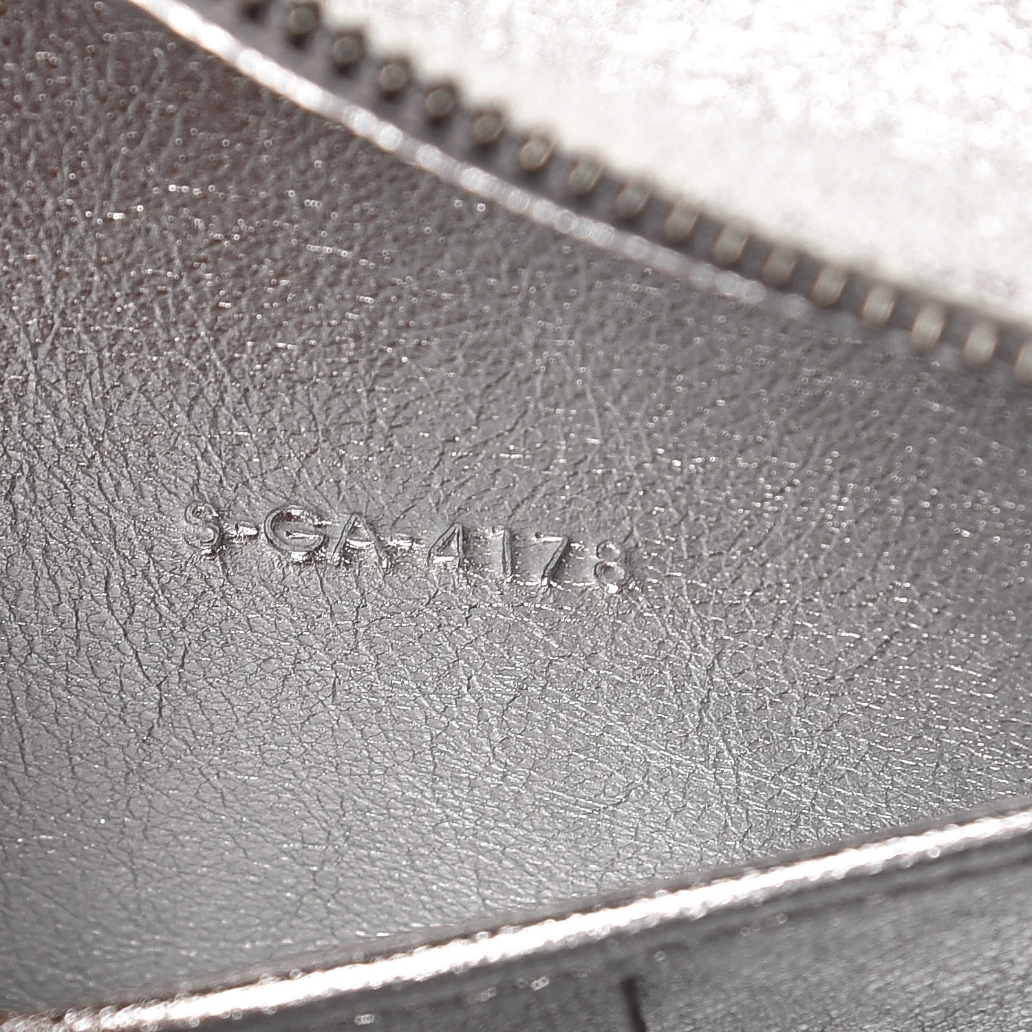 Celine Laminated Lambskin Nano Luggage Silver 10 of 11