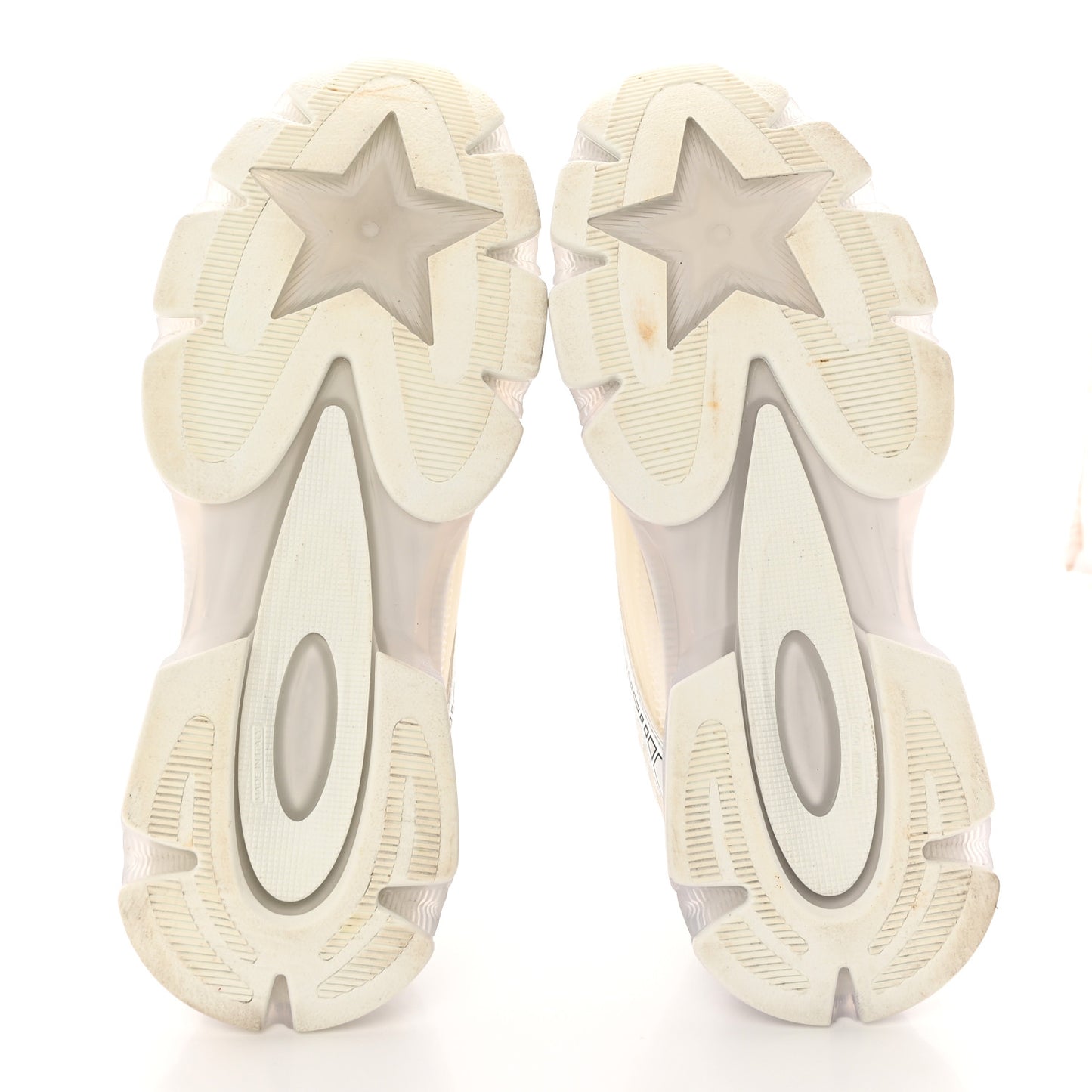 Matte Technical Fabric Mesh Dior Vibe Sneakers 36 White Silver