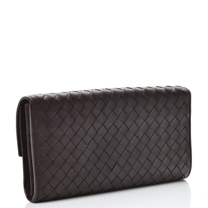 Bottega Veneta Nappa Intrecciato Continental Wallet Ebano 3 of 9