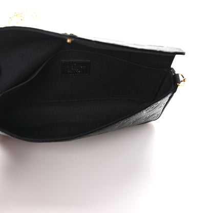 Louis Vuitton Empreinte Pochette Felicie Chain Wallet Black 5 of 8