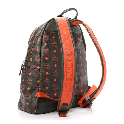 MCM Visetos Medium Stark Backpack Winter Moss 2 of 12