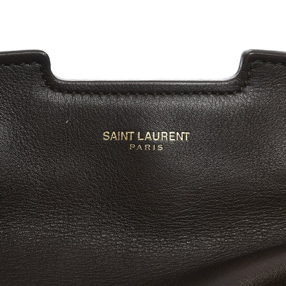 Saint Laurent Calfskin Medium Classic Y Cabas Earth 7 of 13