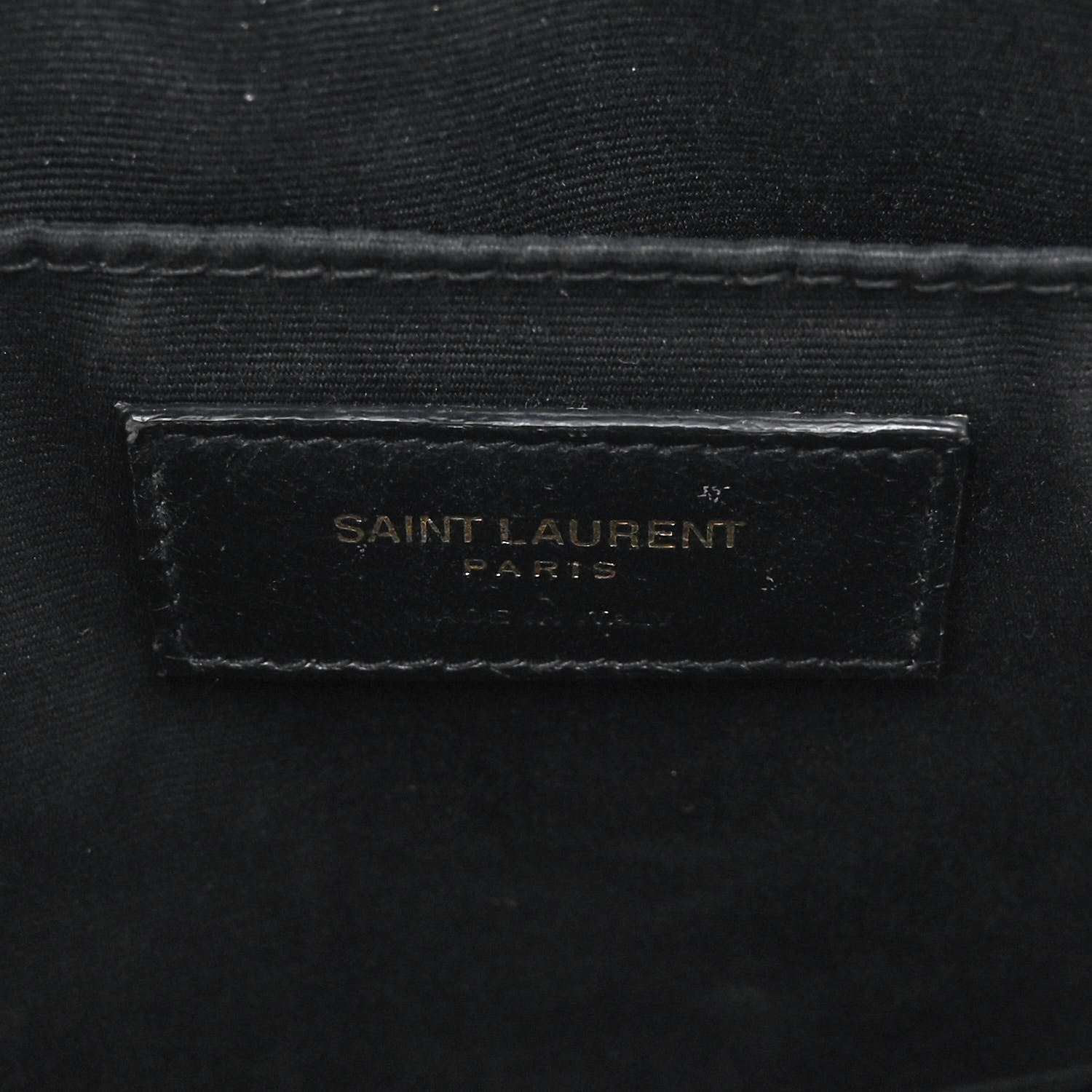 Saint Laurent Calfskin Matelasse Monogram Lou Camera Bag Black 6 of 10