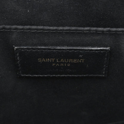 Saint Laurent Calfskin Matelasse Monogram Lou Camera Bag Black 6 of 10