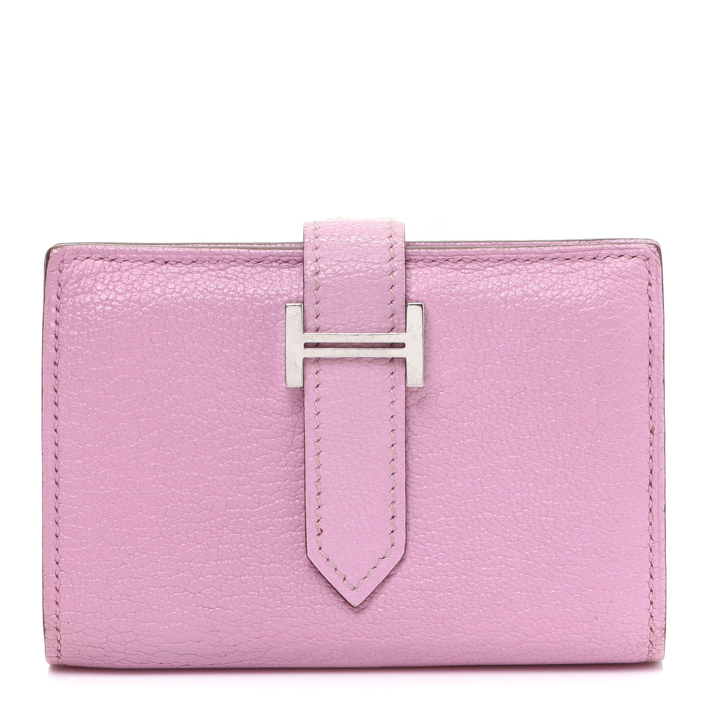 Chevre Mysore Mini Bearn Wallet Mauve Sylvestre