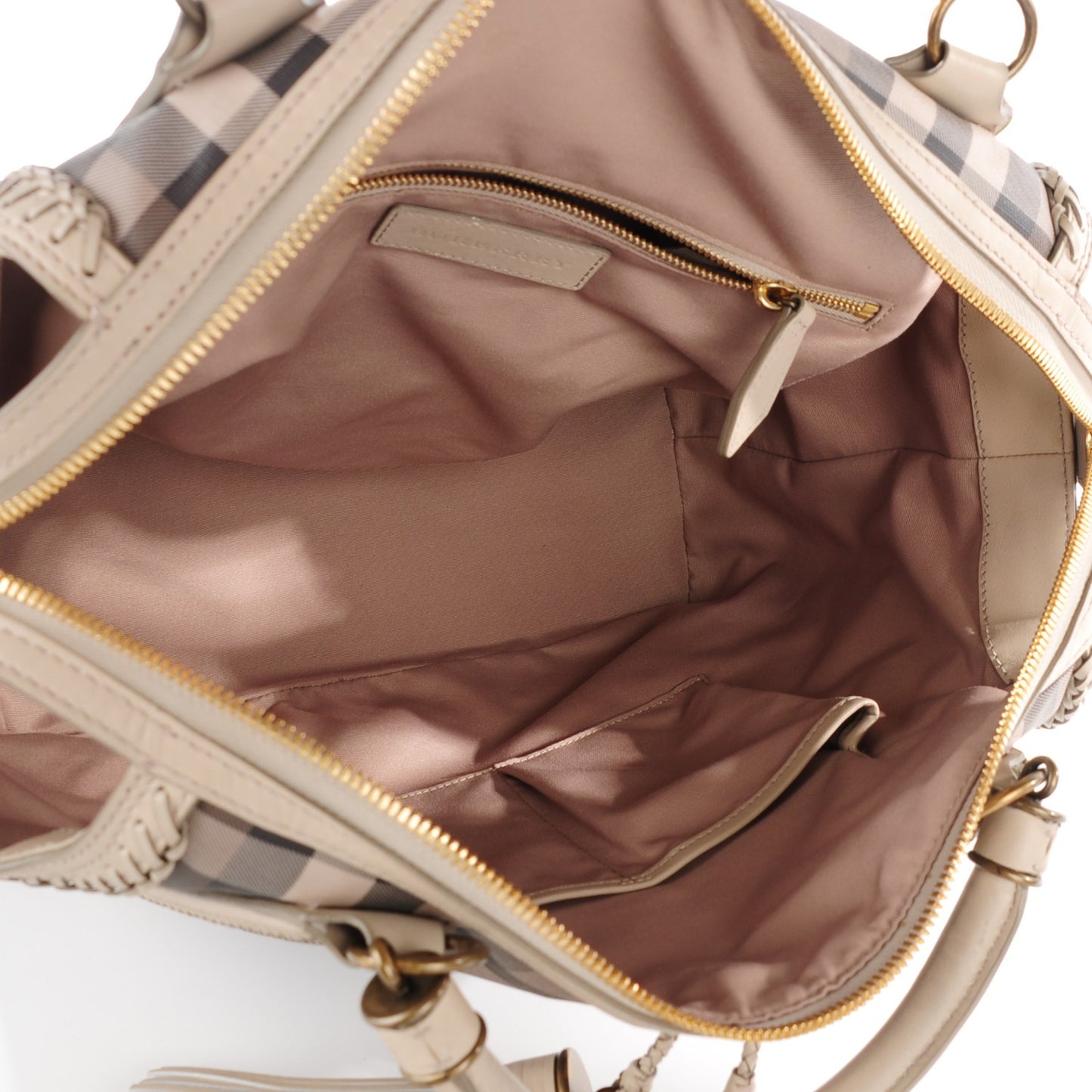 Smoked Check Medium Ellers Tote Trench