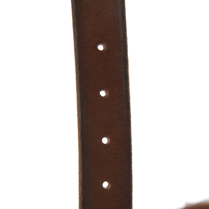 Gucci Cuoio Toscano Nickel Feline Buckle Belt 100 40 Cuir 5 of 5