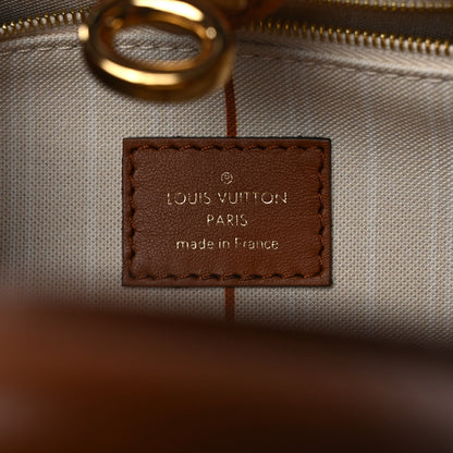 Louis Vuitton Canvas Calfskin Monogram On My Side PM Caramel Tan 6 of 8