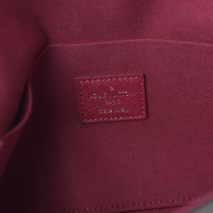 Louis Vuitton Monogram Pochette Felicie Chain Wallet Fuchsia 5 of 9