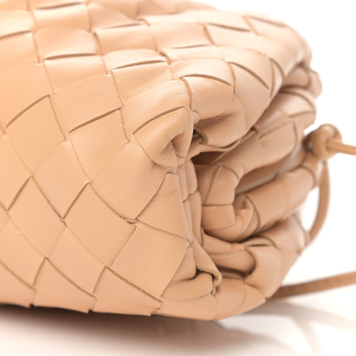 Nappa Intrecciato The Mini Pouch Almond