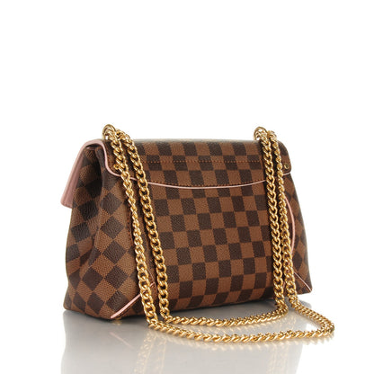 Louis Vuitton Damier Ebene Caissa Clutch Rose Ballerine 3 of 7