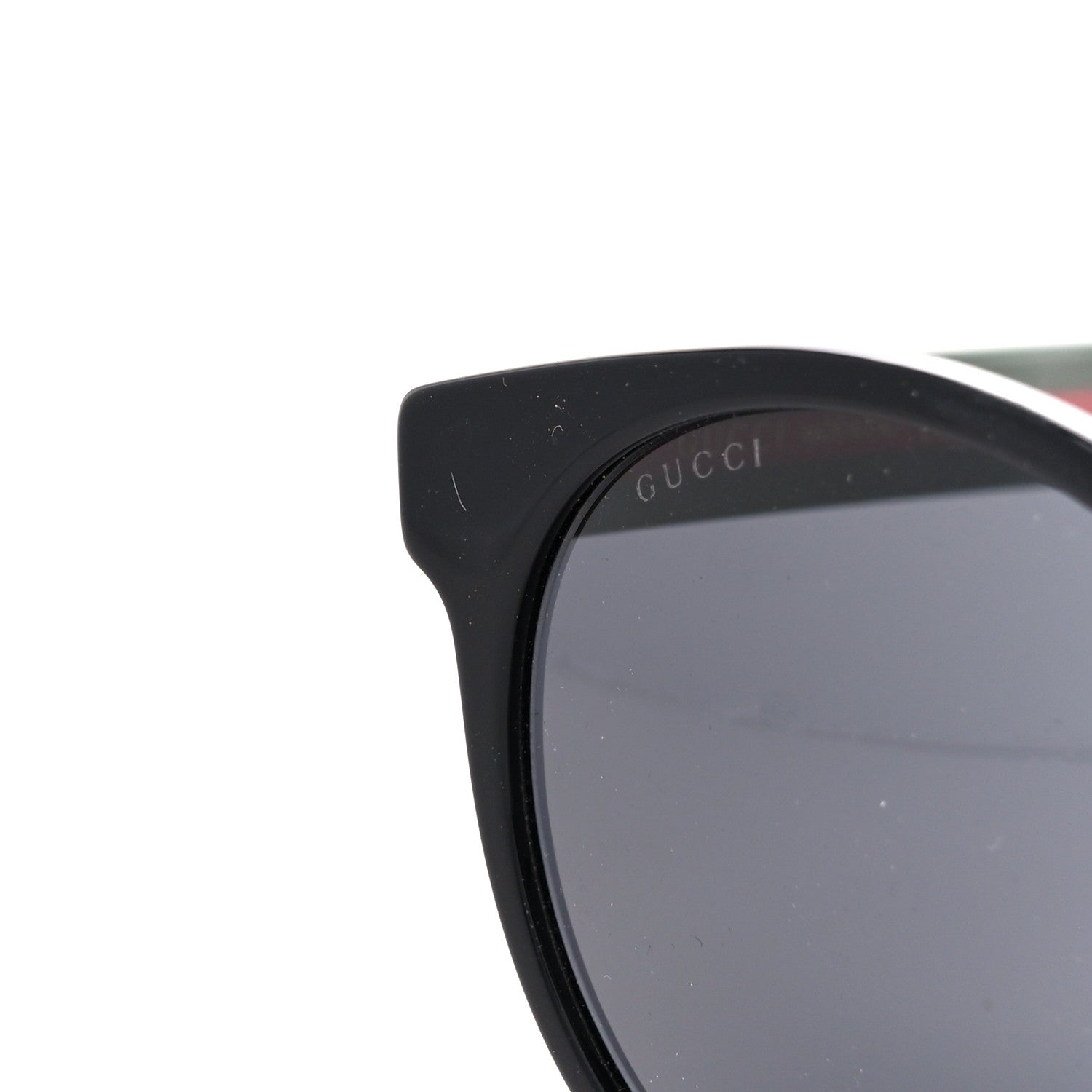 Gucci Acetate Square Frame Web Sunglasses GG0416SK Black 8 of 8