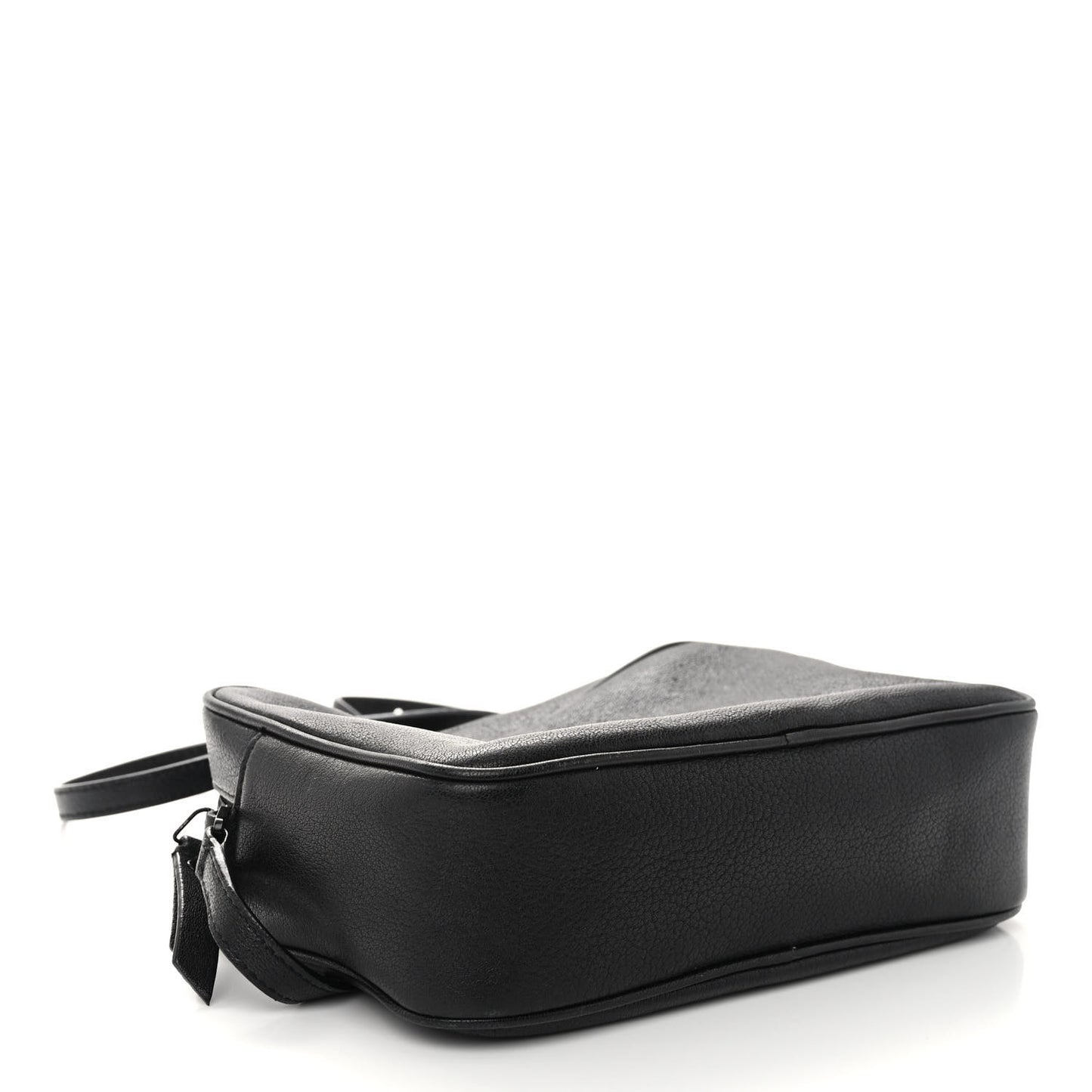 Lambskin Monogram Small Lou Camera Bag Black