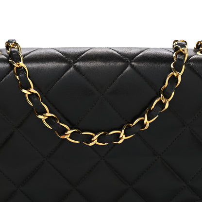 Chanel Lambskin Quilted Medium Single Flap Black 9 of 12