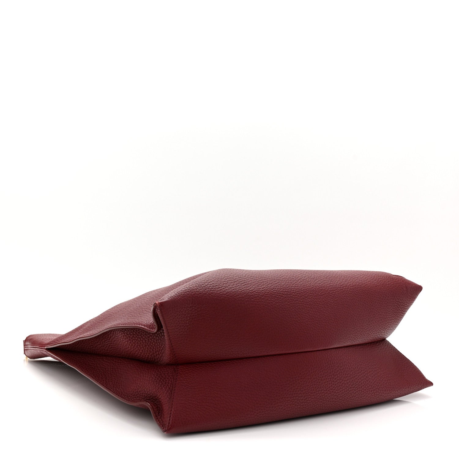 Tom Ford Pebbled Calfskin Large Alix Padlock Zip Hobo Bag Cabernet 5 of 11