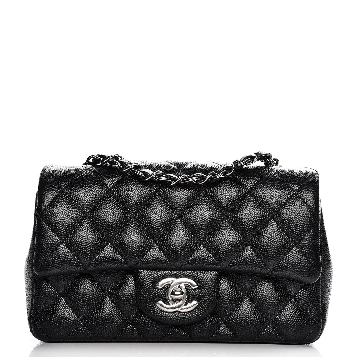 Chanel Caviar Quilted Mini Rectangular Flap Black 1 of 8