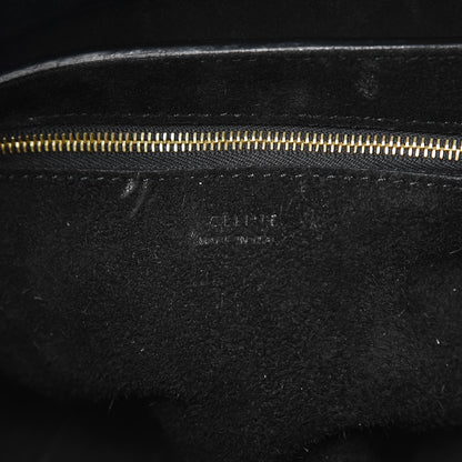 Celine Soft Grained Calfskin Small Sangle Bucket Bag Black 6 of 8