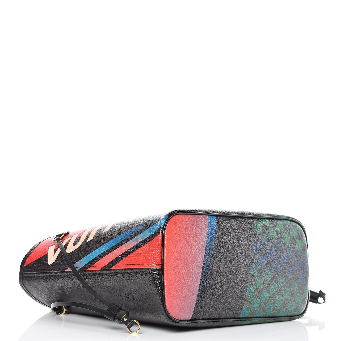 Damier Race Neverfull MM Noir Rouge