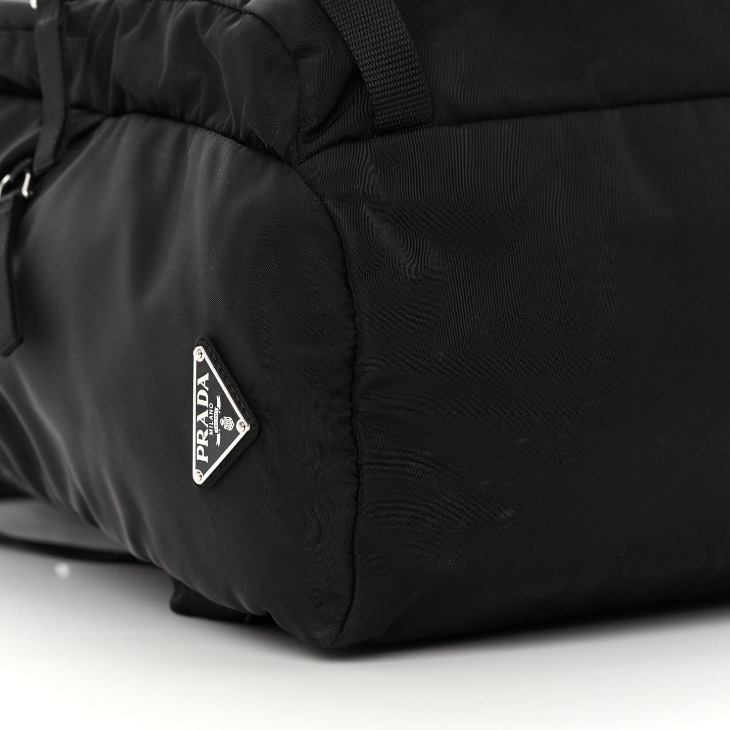 Tessuto Nylon Montagna Double Buckle Backpack Black