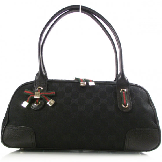 Monogram Small Princy Satchel Black