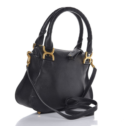 Chloe Calfskin Small Marcie Satchel Black 4 of 8