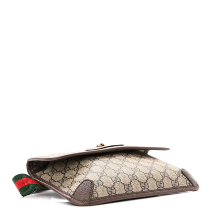 Gucci GG Supreme Monogram Neo Vintage Web Belt Bag Brown 4 of 10