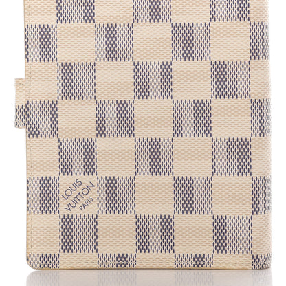 Louis Vuitton Damier Azur Small Ring Agenda Cover 9 of 9