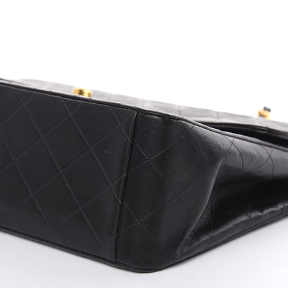 Chanel Lambskin Quilted XL Jumbo Single Flap Black 9 of 18