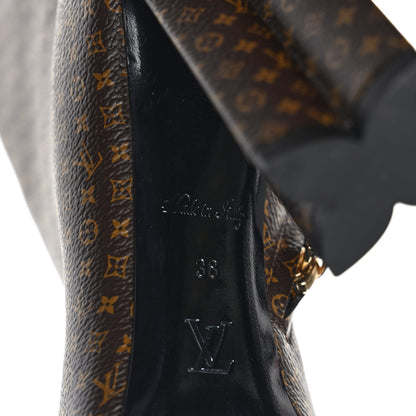 Louis Vuitton Nano Monogram Silhouette Ankle Boots 38 6 of 9
