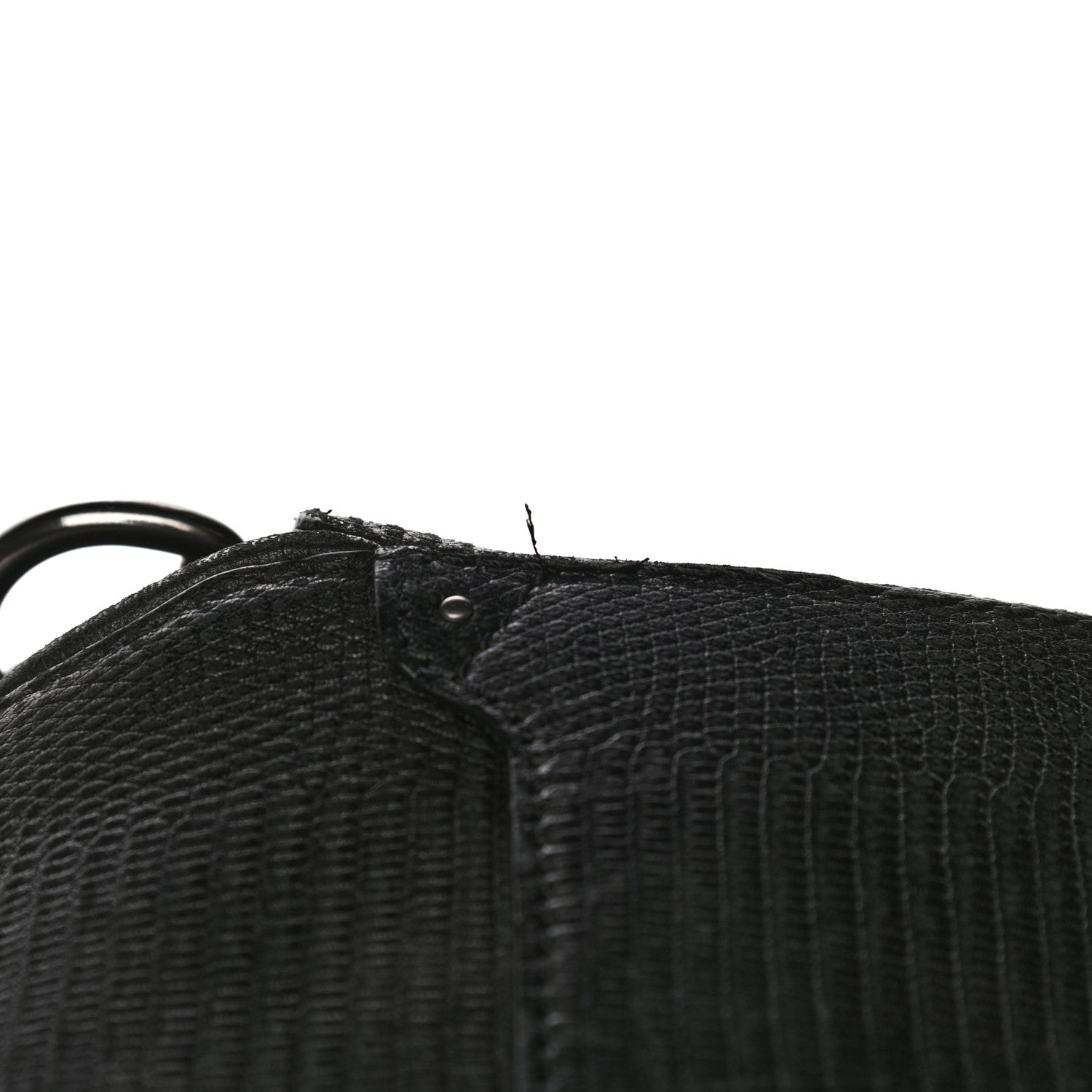 Givenchy Lambskin Lizard Embossed Obsedia Shoulder Bag Black 12 of 16