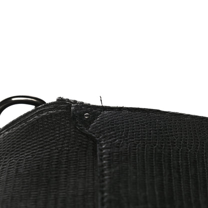 Givenchy Lambskin Lizard Embossed Obsedia Shoulder Bag Black 12 of 16