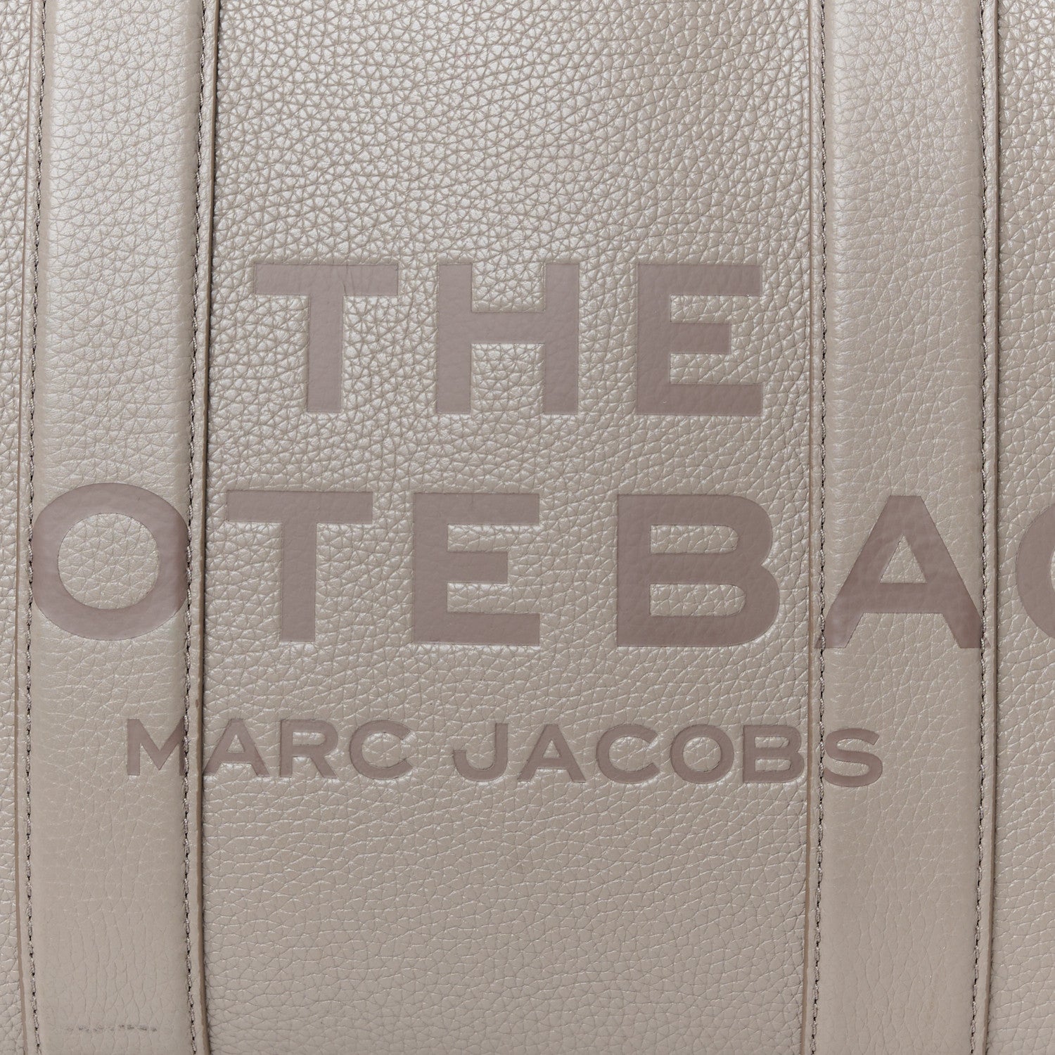 Marc Jacobs Grained Calfskin Medium The Tote Bag Cement 9 of 11