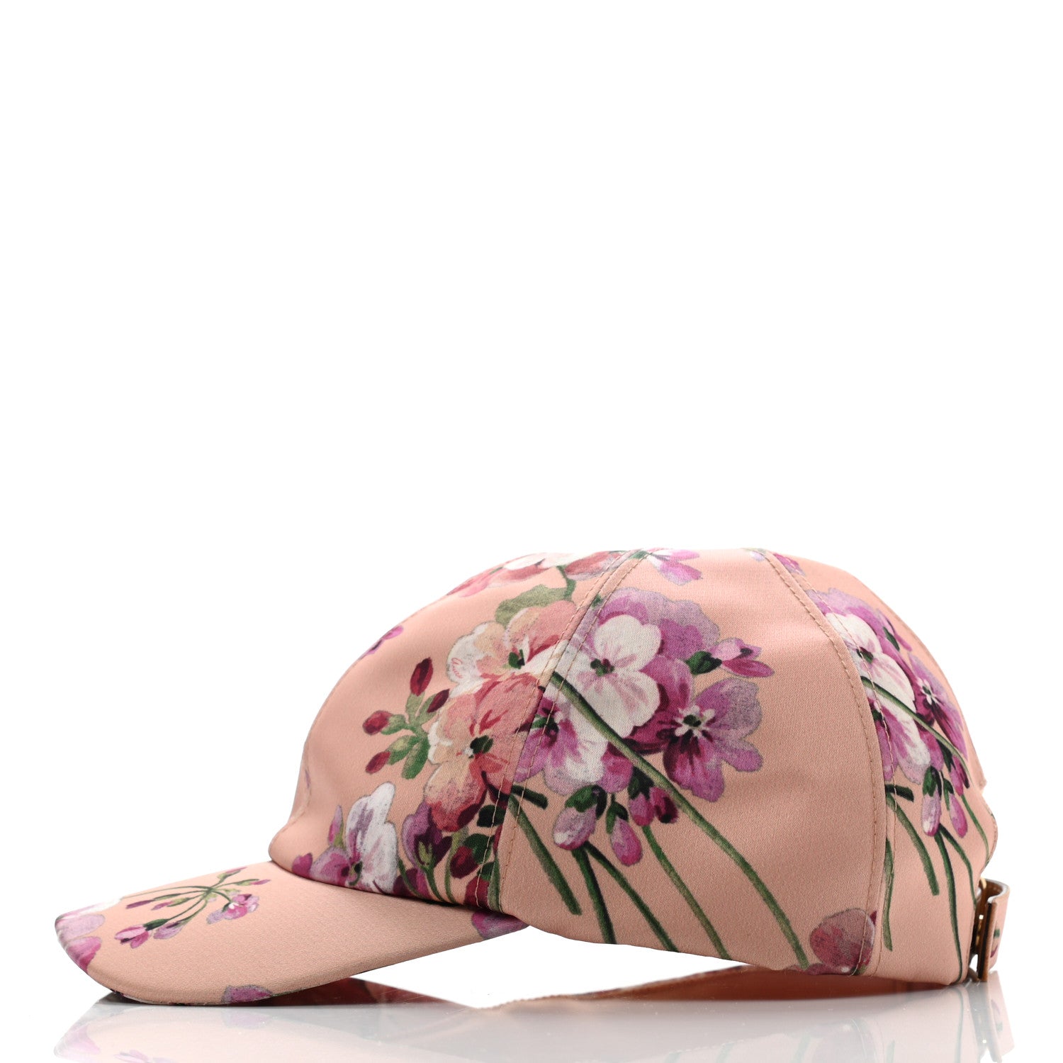 Gucci Silk Blooms Baseball Hat M Pink 4 of 10