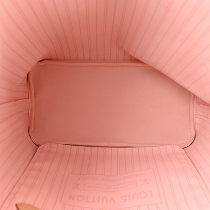 Louis Vuitton Damier Azur Neo Neverfull MM Rose Ballerine 5 of 9
