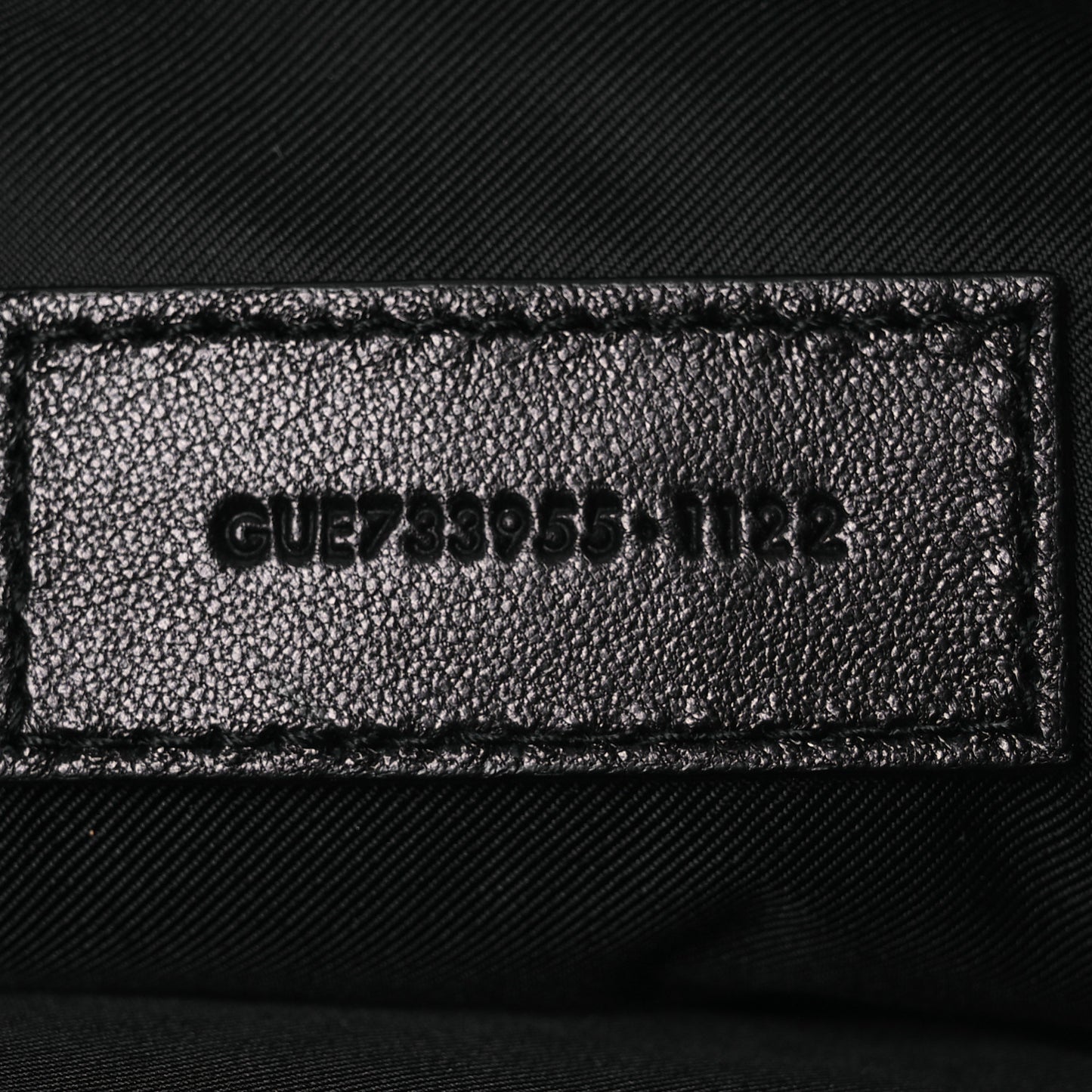 Lambskin Quilted Gaby Cosmetic Pouch Black