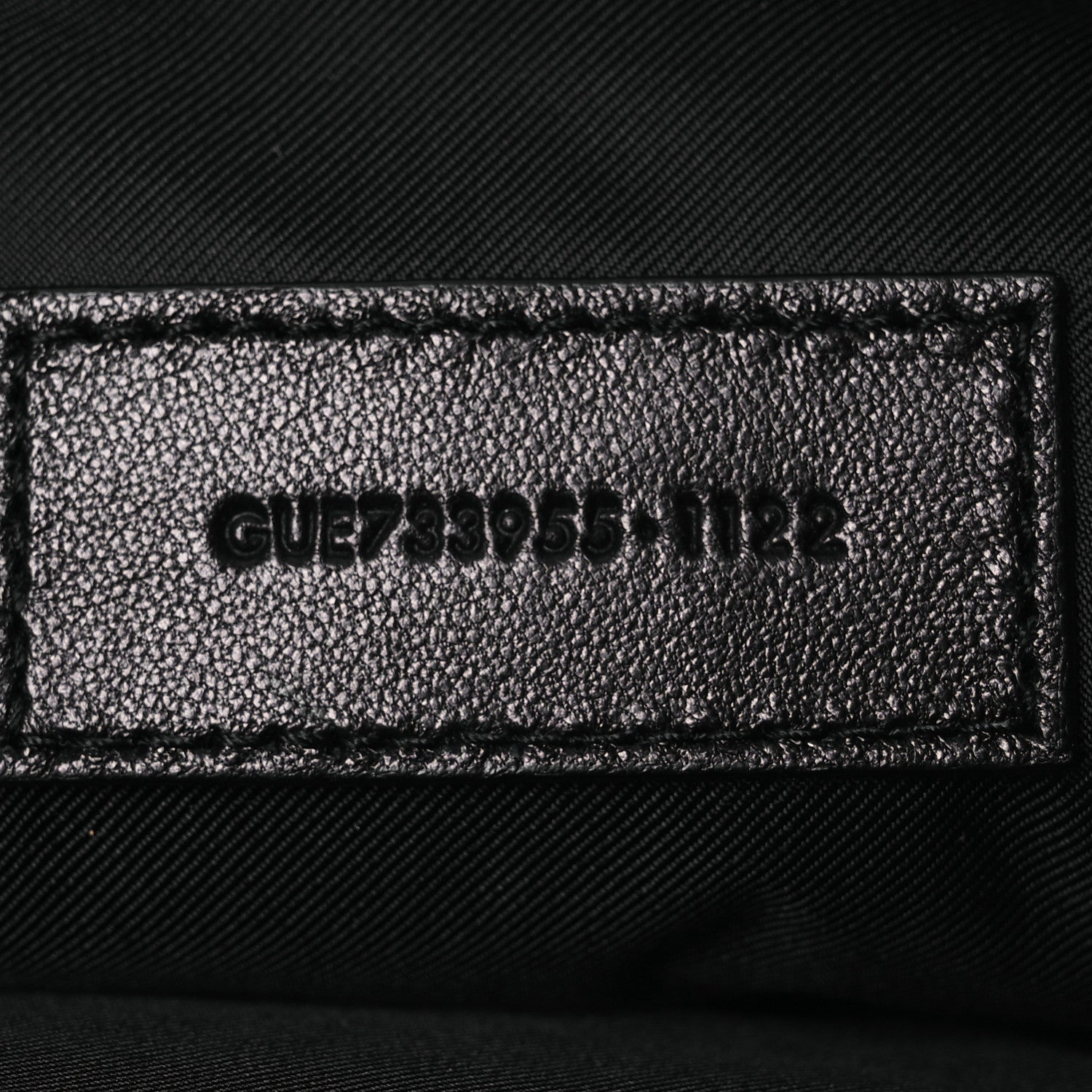 Saint Laurent Lambskin Quilted Gaby Cosmetic Pouch Black 7 of 10