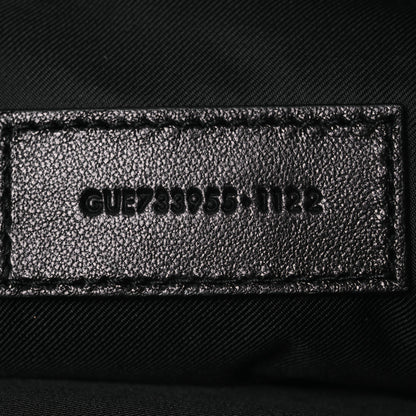 Saint Laurent Lambskin Quilted Gaby Cosmetic Pouch Black 7 of 10