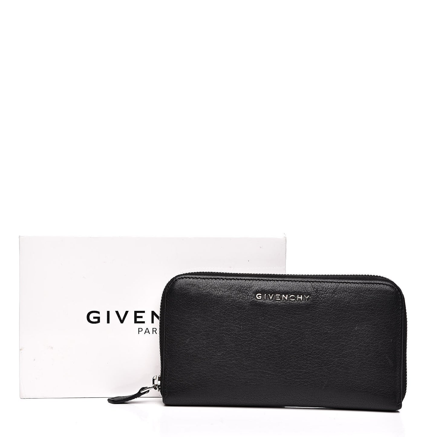 Sugar Goatskin Pandora Zip Around Wallet Black
