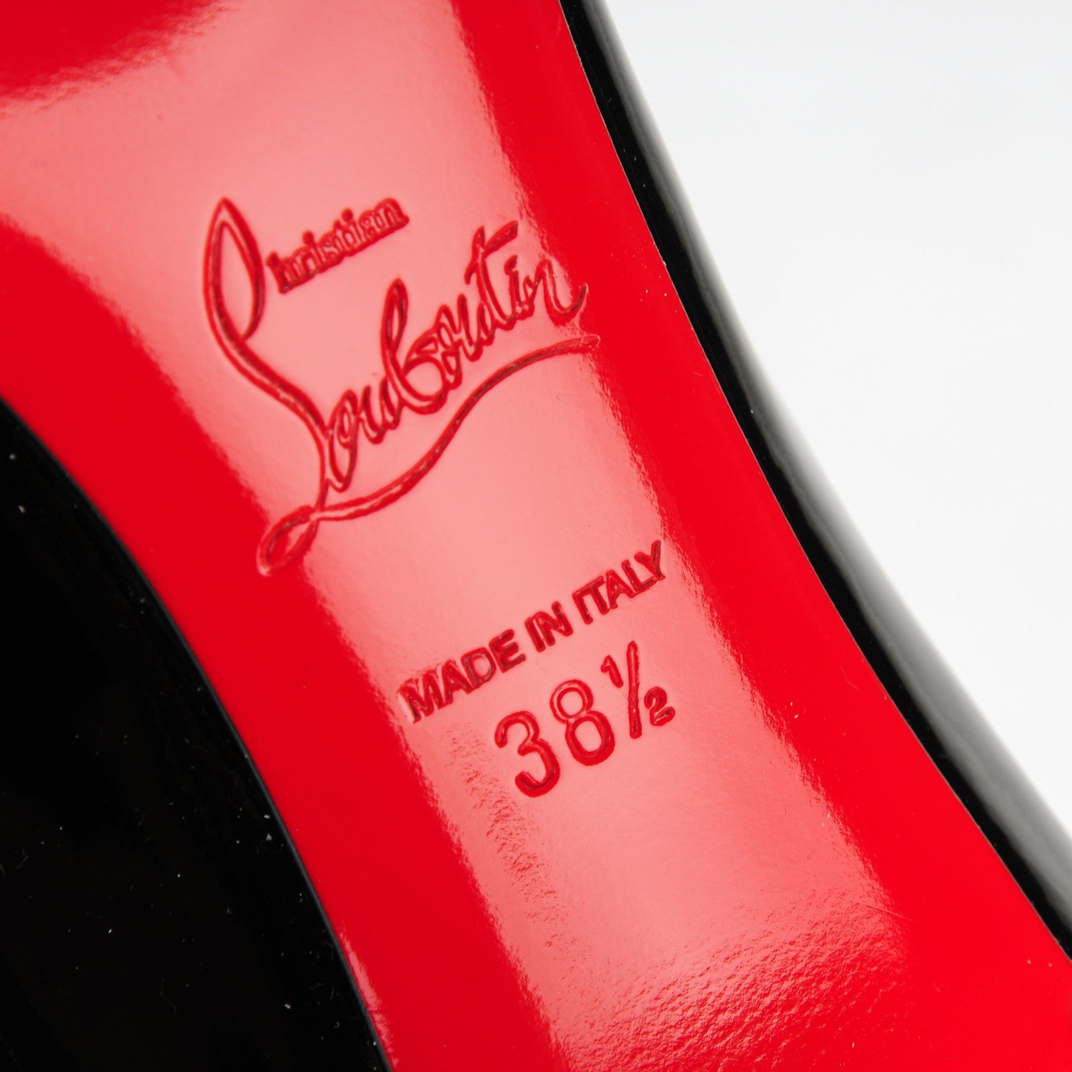 Christian Louboutin Patent Pigalle 85 Pumps 38.5 Black 6 of 6
