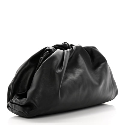 Bottega Veneta Smooth Butter Calf The Pouch Oversized Clutch Black 3 of 7