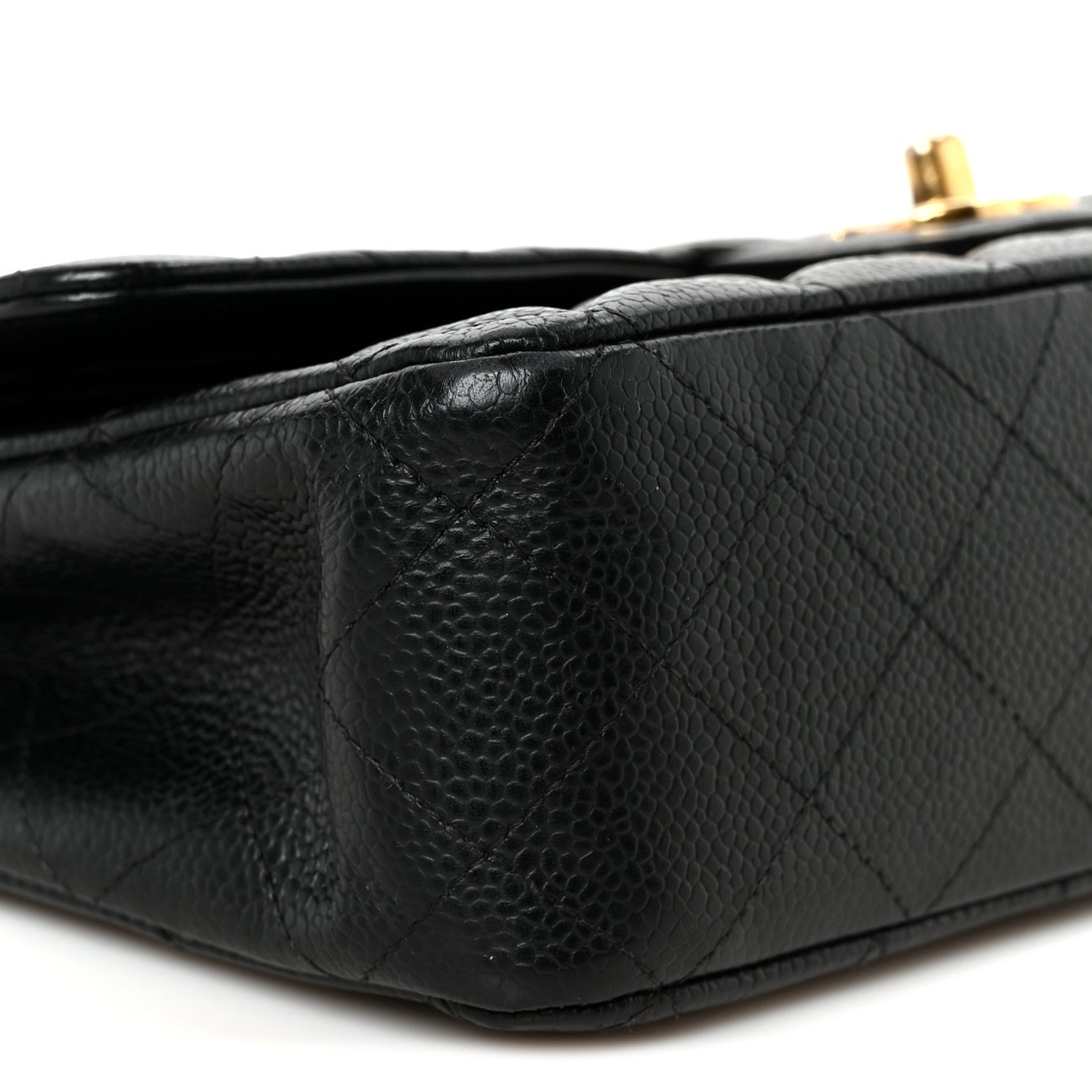 Chanel Caviar Quilted Medium Double Flap Black 9 of 10
