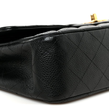 Chanel Caviar Quilted Medium Double Flap Black 9 of 10