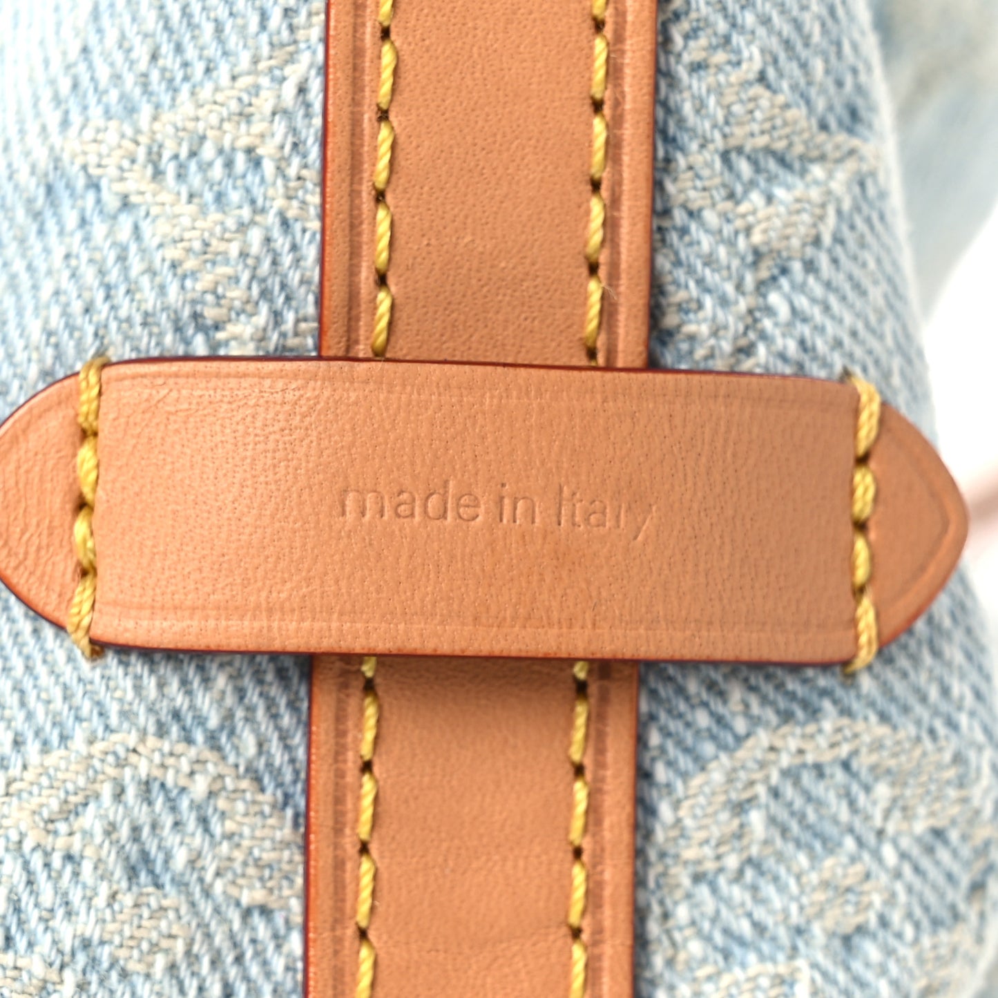 Monogram Denim CarryAll PM Sky Blue