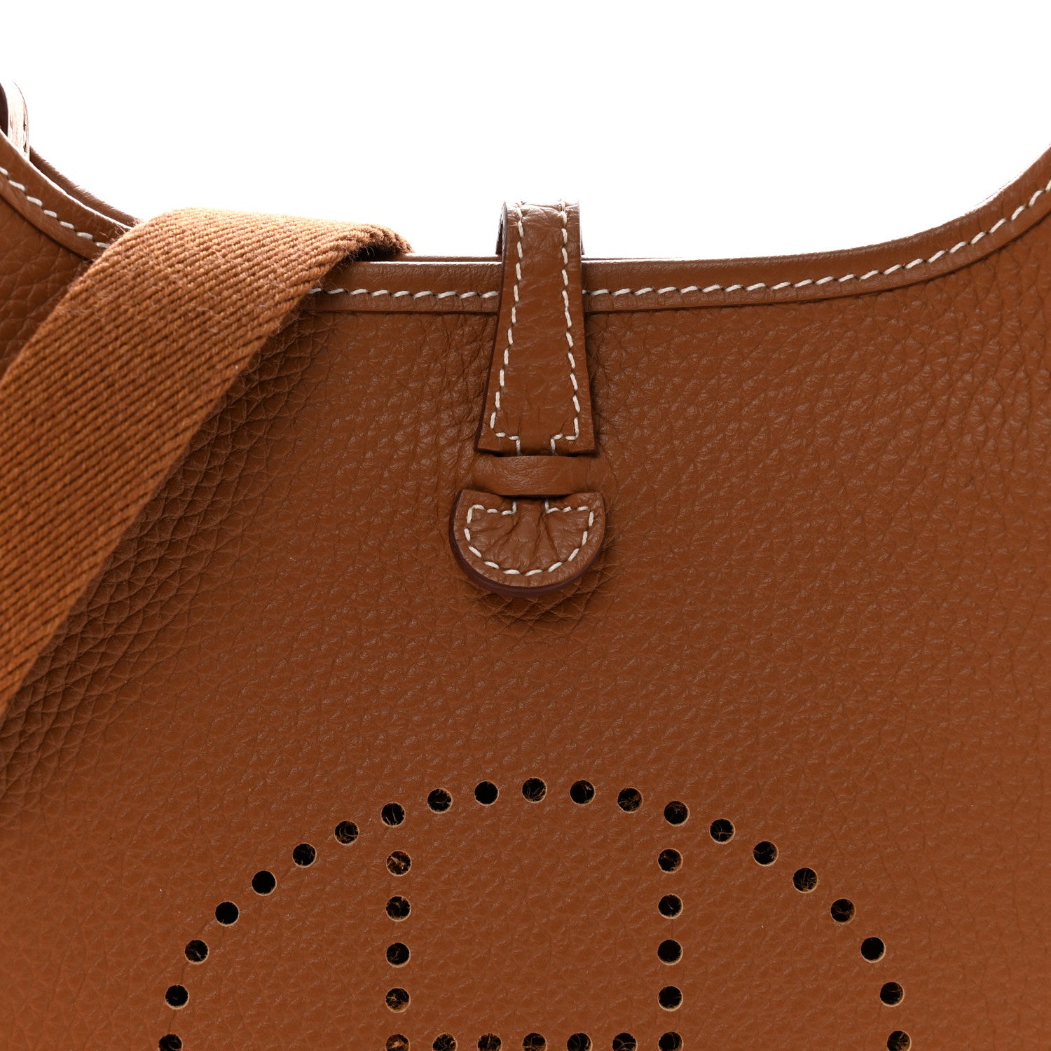 Hermes Taurillon Clemence Evelyne TPM Gold 8 of 11