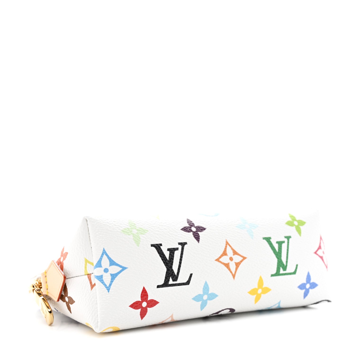 Louis Vuitton LV x TM Monogram Multicolor Cosmetic Pouch PM White 4 of 7