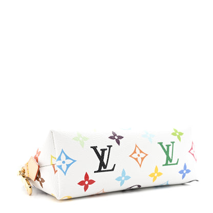 Louis Vuitton LV x TM Monogram Multicolor Cosmetic Pouch PM White 4 of 7