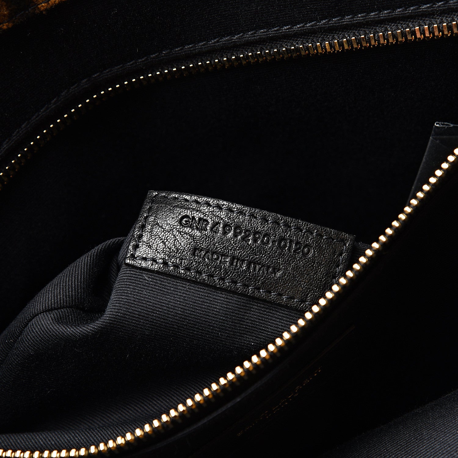 Saint Laurent Canvas Calfskin Leopard Print Rive Gauche Noe Tote Natural Black 6 of 9
